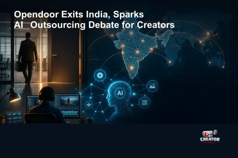 Opendoor Exits India, Sparks AI‑Outsourcing Debate for Creators