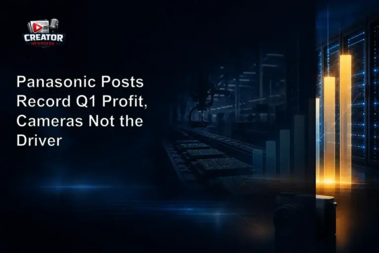 Panasonic Posts Record Q1 Profit, Cameras Not the Driver