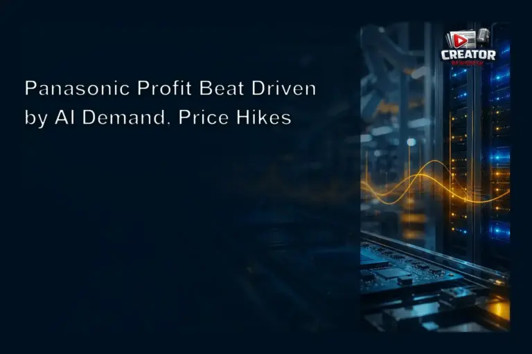 Panasonic Profit Beat Driven by AI Demand, Price Hikes