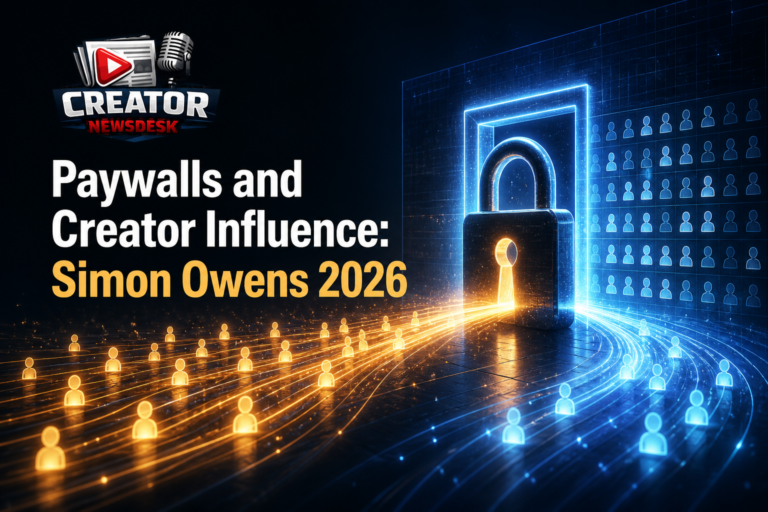 Paywalls and Creator Influence: Simon Owens 2026