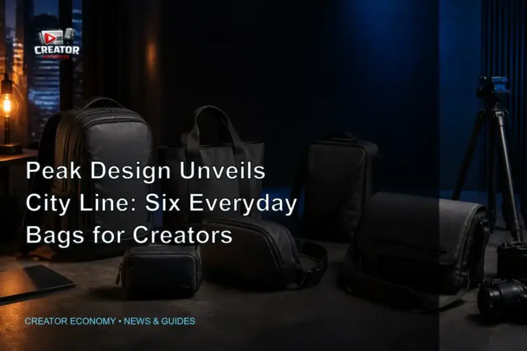 Peak Design Unveils City Line: Six Everyday Bags for Creators