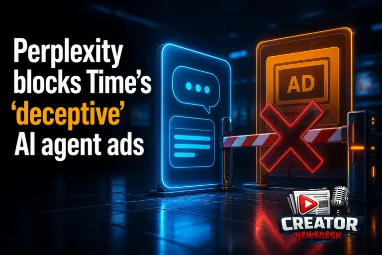 Perplexity blocks Time’s ‘deceptive’ AI agent ads