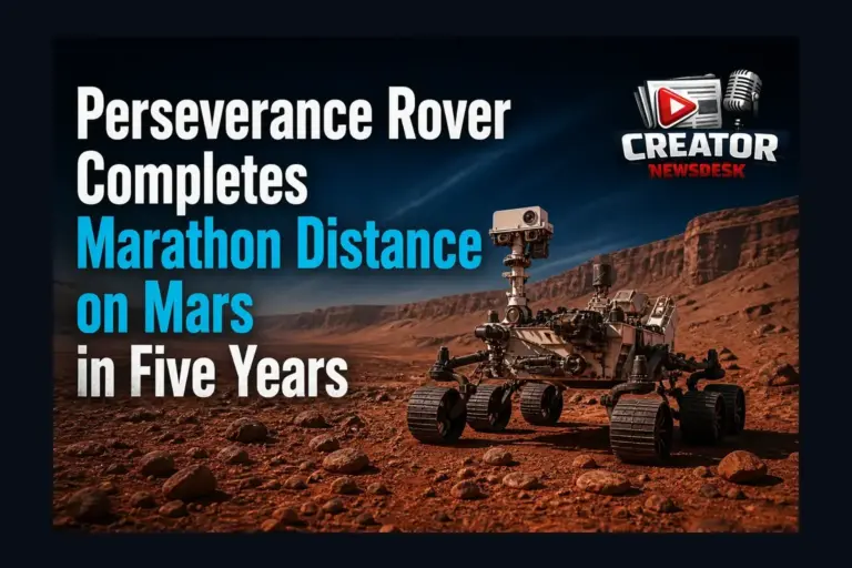 Perseverance Rover Completes Marathon Distance on Mars in Five Years