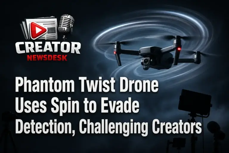 Phantom Twist Drone Uses Spin to Evade Detection, Challenging Creators