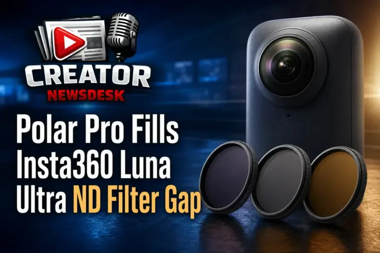 Polar Pro Fills Insta360 Luna Ultra ND Filter Gap