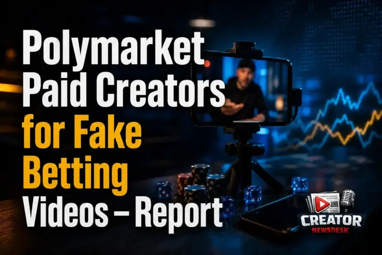 Polymarket Paid Creators for Fake Betting Videos – Report