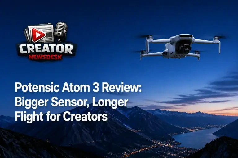 Potensic Atom 3 Review: Bigger Sensor, Longer Flight for Creators