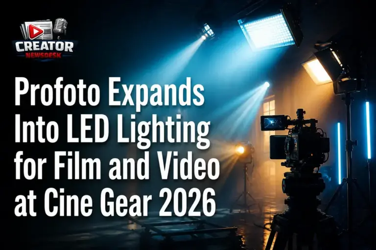Profoto Expands Into LED Lighting for Film and Video at Cine Gear 2026