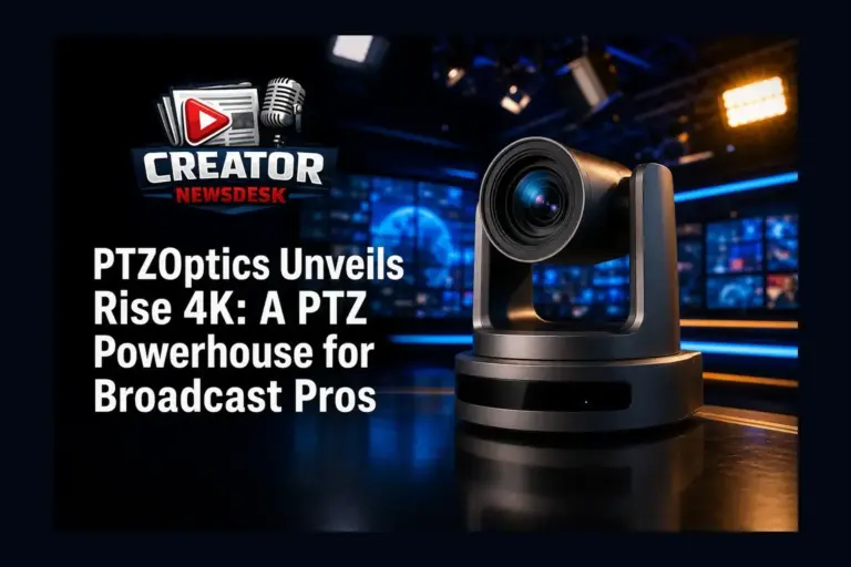PTZOptics Unveils Rise 4K: A PTZ Powerhouse for Broadcast Pros