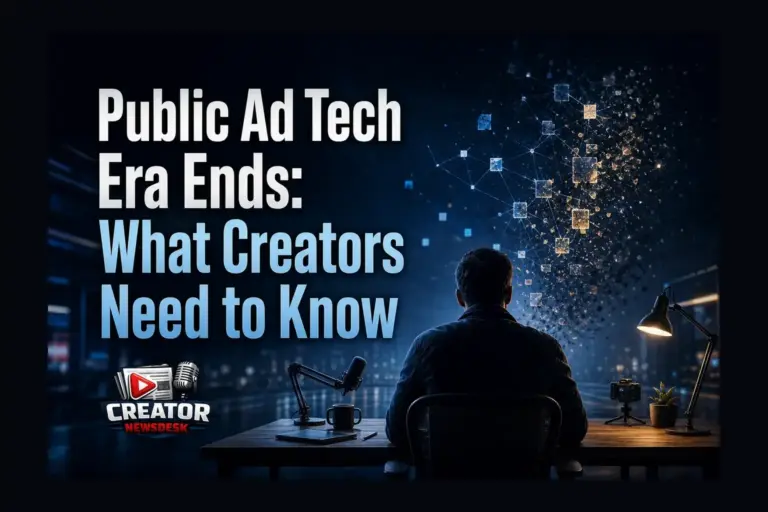 Public Ad Tech Era Ends: What Creators Need to Know