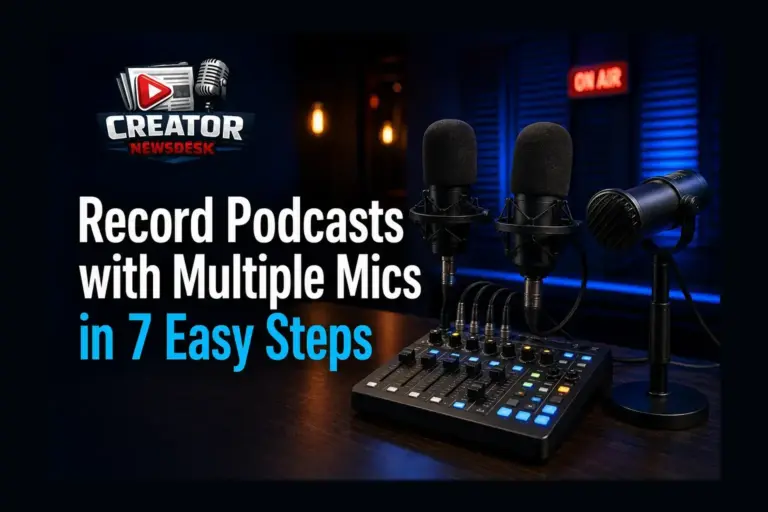 Record Podcasts with Multiple Mics in 7 Easy Steps