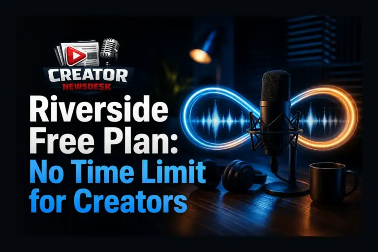Riverside Free Plan: No Time Limit for Creators