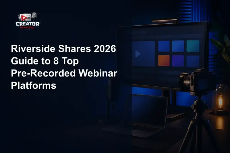 Riverside Shares 2026 Guide to 8 Top Pre‑Recorded Webinar Platforms