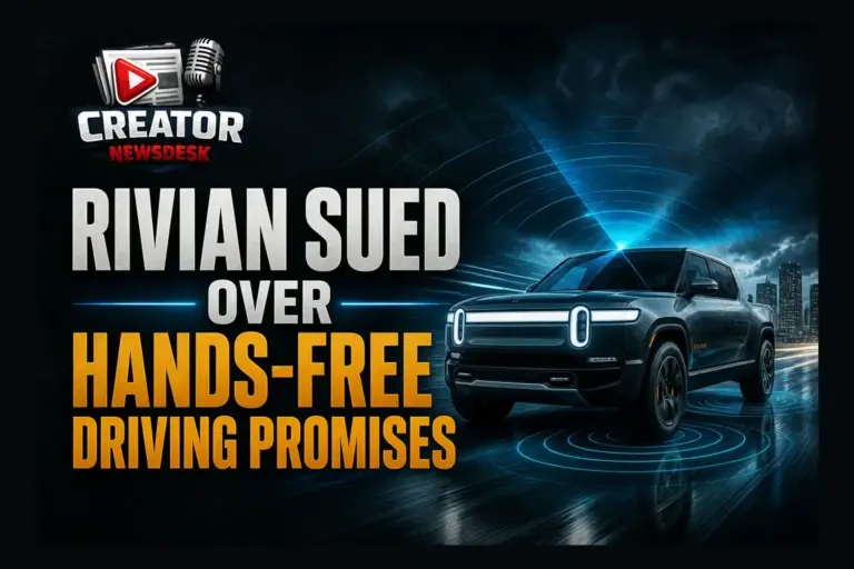 Rivian Sued Over Hands-Free Driving Promises