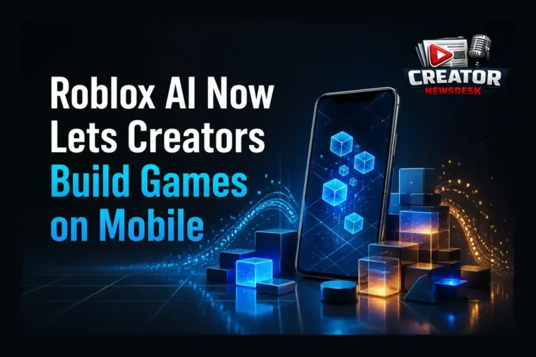 Roblox AI Now Lets Creators Build Games on Mobile