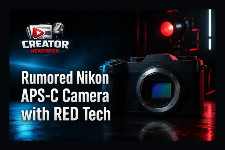 Rumored Nikon APS-C Camera with RED Tech