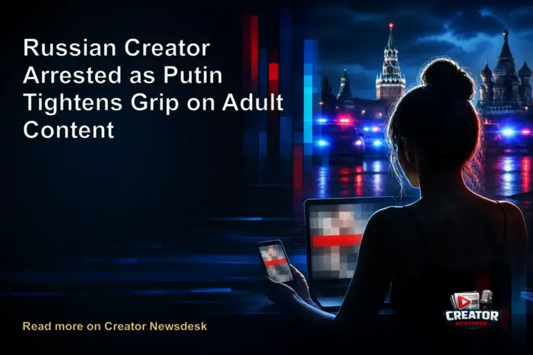 Russian Creator Arrested as Putin Tightens Grip on Adult Content