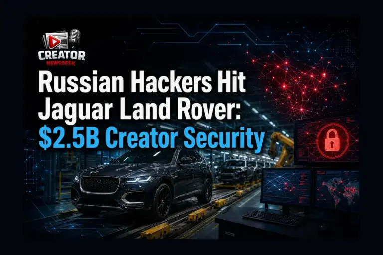Russian Hackers Hit Jaguar Land Rover: $2.5B Creator Security