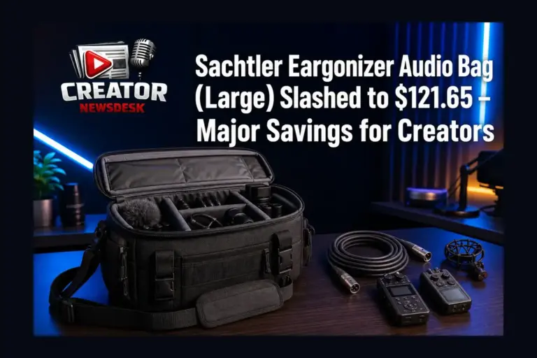 Sachtler Eargonizer Audio Bag (Large) Slashed to $121.65 – Major Savings for Creators