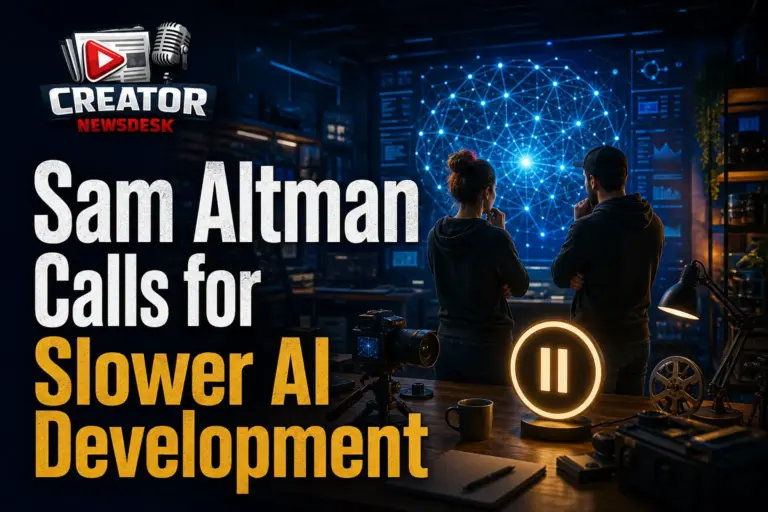 Sam Altman Calls for Slower AI Development