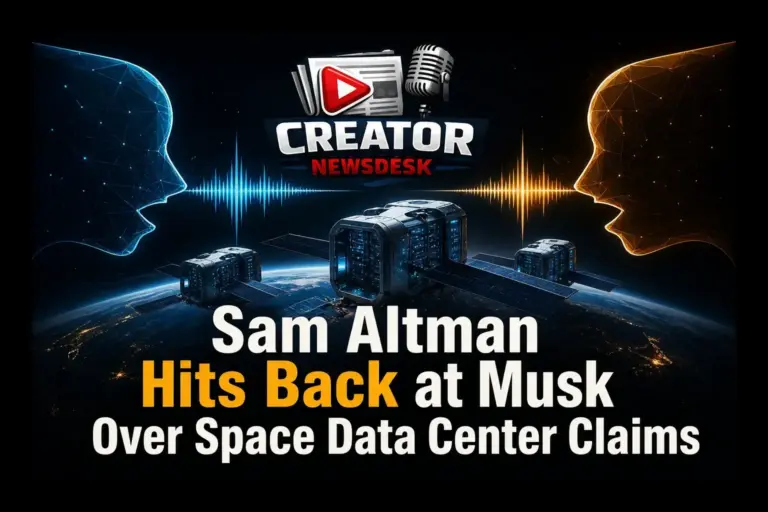 Sam Altman Hits Back at Musk Over Space Data Center Claims