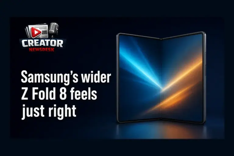 Samsung’s wider Z Fold 8 feels just right