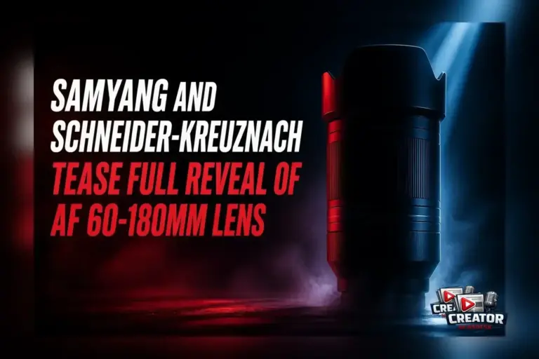 Samyang and Schneider-Kreuznach Tease Full Reveal of AF 60-180mm Lens