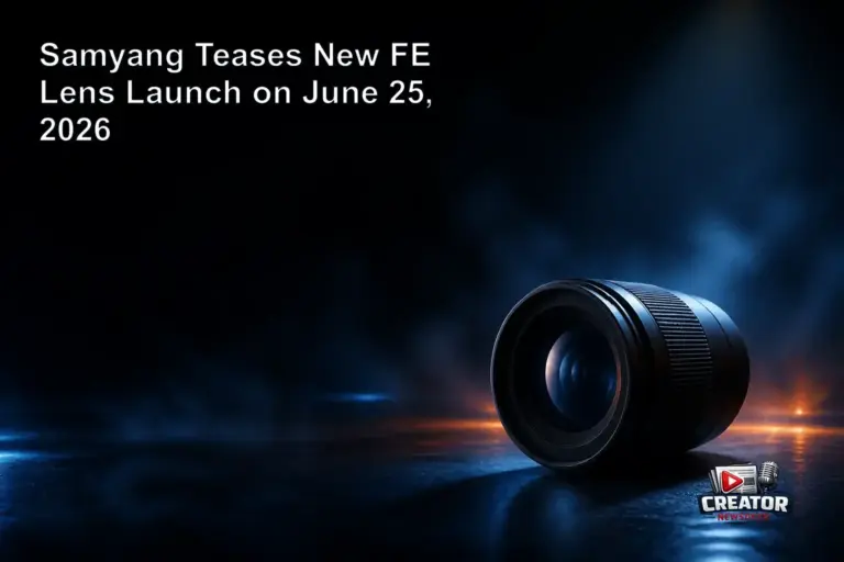 Samyang Teases New FE Lens Launch on June 25, 2026