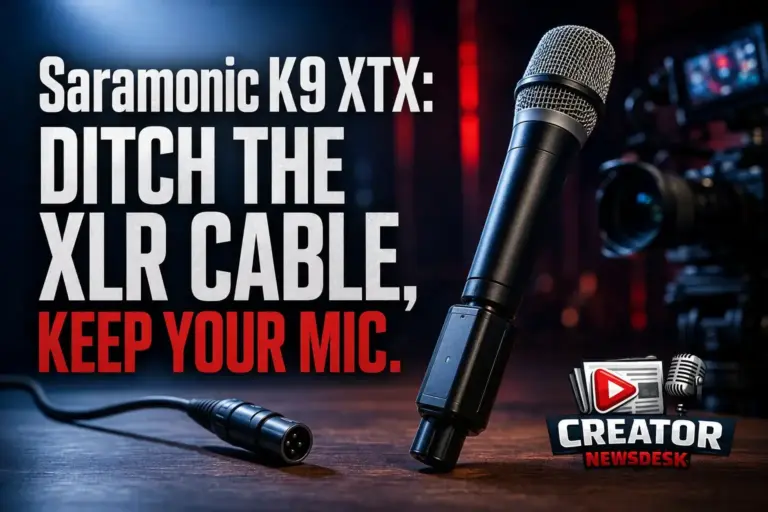 Saramonic K9 XTX: Ditch the XLR Cable, Keep Your Mic