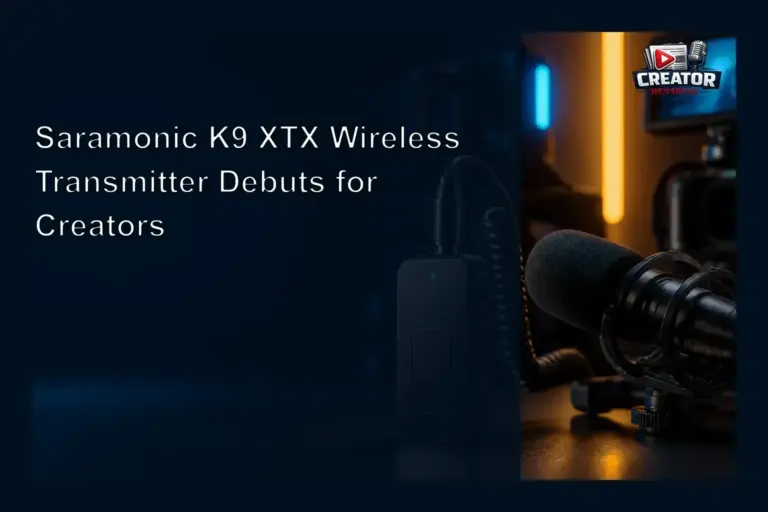 Saramonic K9 XTX Wireless Transmitter Debuts for Creators