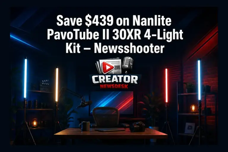 Save $439 on Nanlite PavoTube II 30XR 4‑Light Kit – Newsshooter