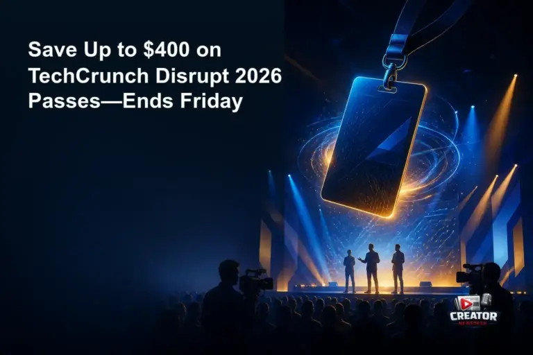 Save Up to $400 on TechCrunch Disrupt 2026 Passes—Ends Friday