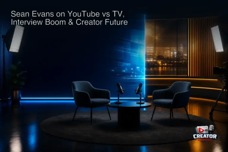 Sean Evans on YouTube vs TV, Interview Boom & Creator Future