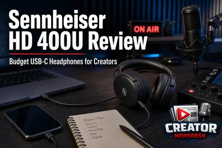 Sennheiser HD 400U Review: Budget USB-C Headphones for Creators