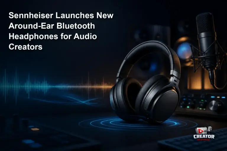 Sennheiser Launches New Around‑Ear Bluetooth Headphones for Audio Creators