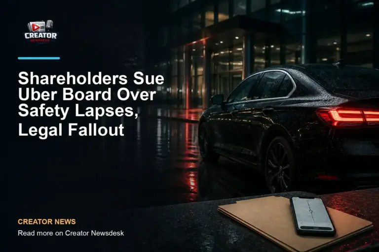 Shareholders Sue Uber Board Over Safety Lapses, Legal Fallout