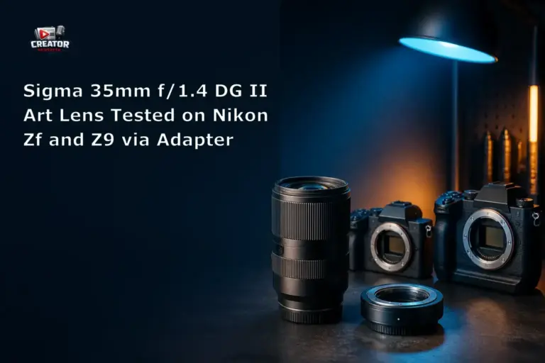 Sigma 35mm f/1.4 DG II Art Lens Tested on Nikon Zf and Z9 via Adapter