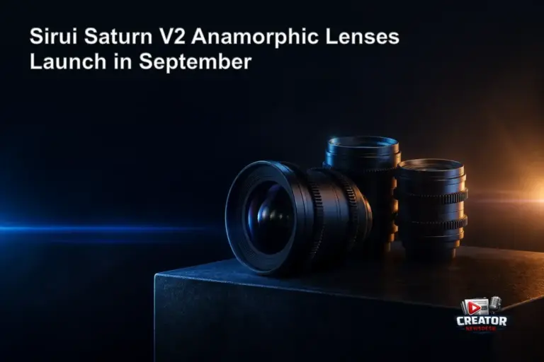 Sirui Saturn V2 Anamorphic Lenses Launch in September