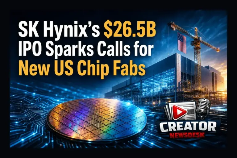 SK Hynix’s $26.5B IPO Sparks Calls for New US Chip Fabs