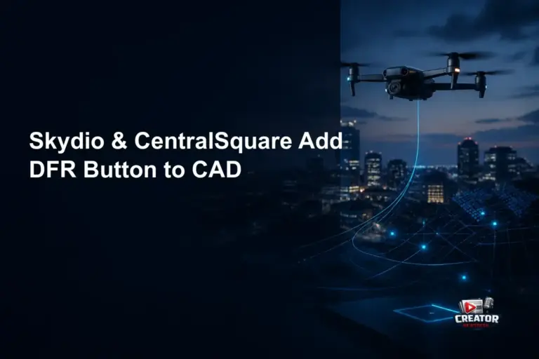 Skydio & CentralSquare Add DFR Button to CAD