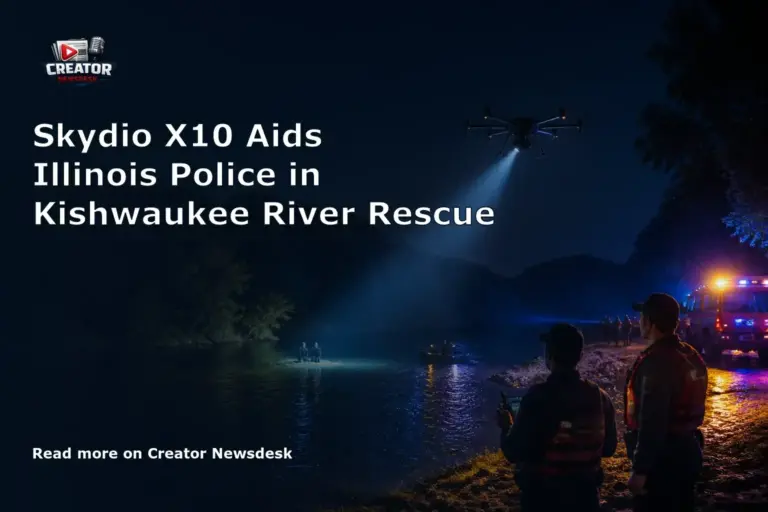 Skydio X10 Aids Illinois Police in Kishwaukee River Rescue
