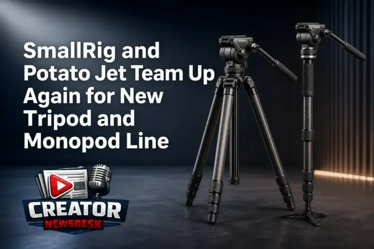 SmallRig and Potato Jet Team Up Again for New Tripod and Monopod Line