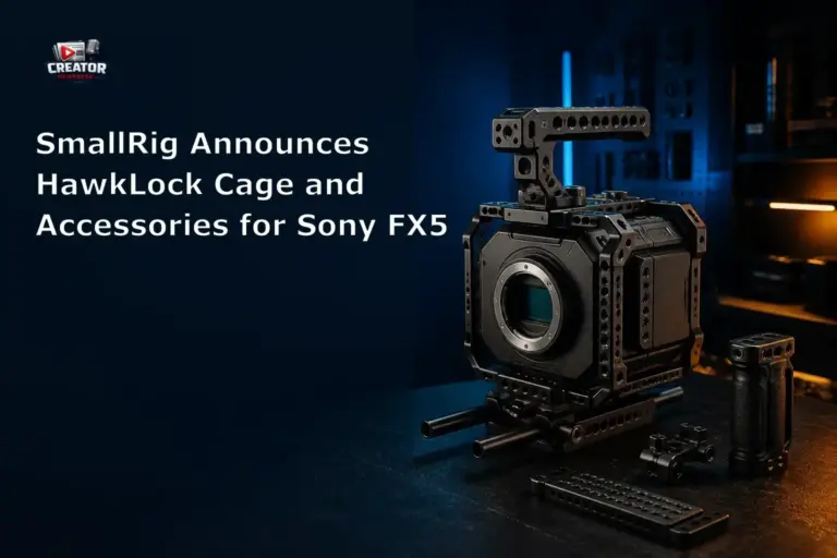 SmallRig Announces HawkLock Cage and Accessories for Sony FX5