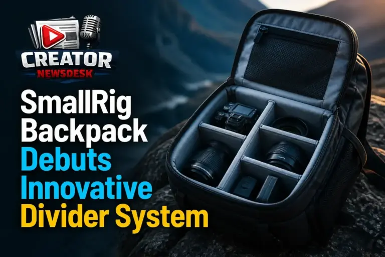 SmallRig Backpack Debuts Innovative Divider System