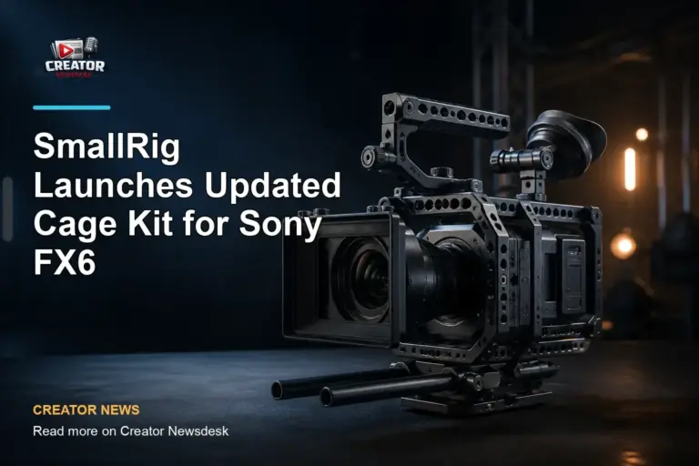 SmallRig Launches Updated Cage Kit for Sony FX6