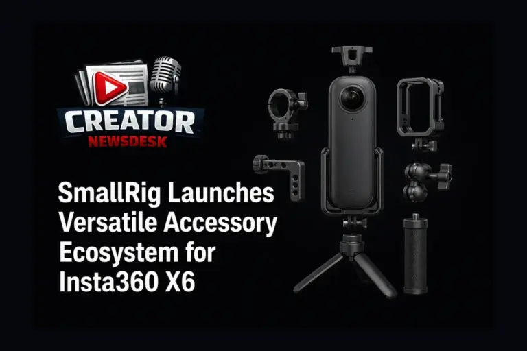 SmallRig Launches Versatile Accessory Ecosystem for Insta360 X6