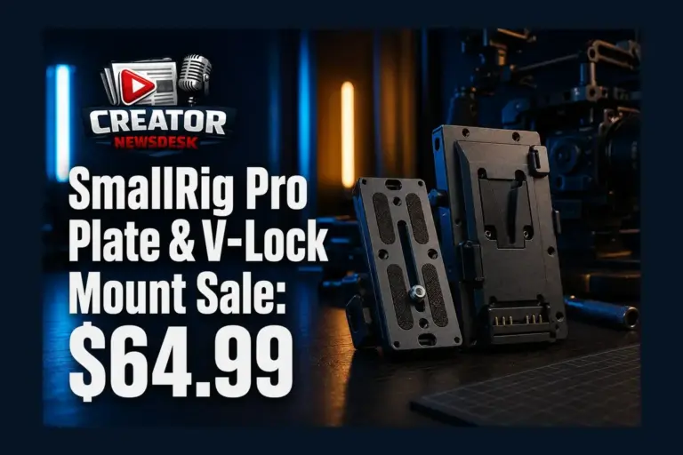 SmallRig Pro Plate & V-Lock Mount Sale: $64.99