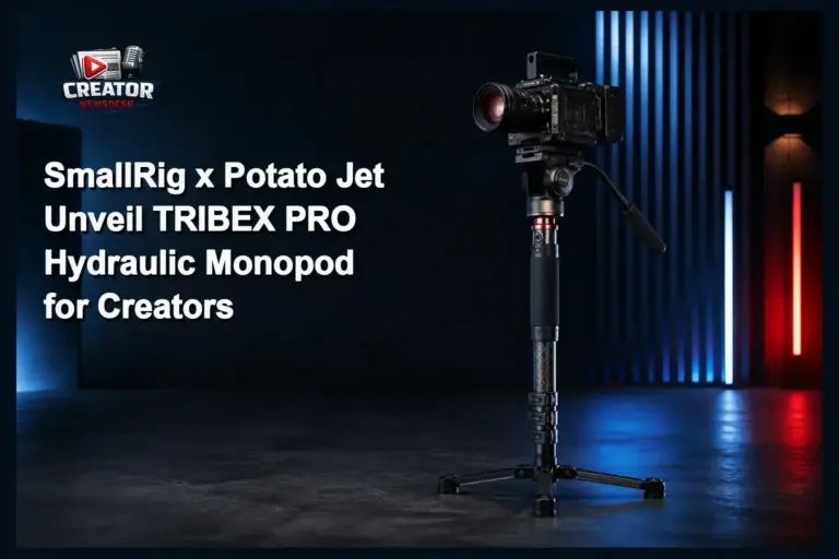 SmallRig x Potato Jet Unveil TRIBEX PRO Hydraulic Monopod for Creators