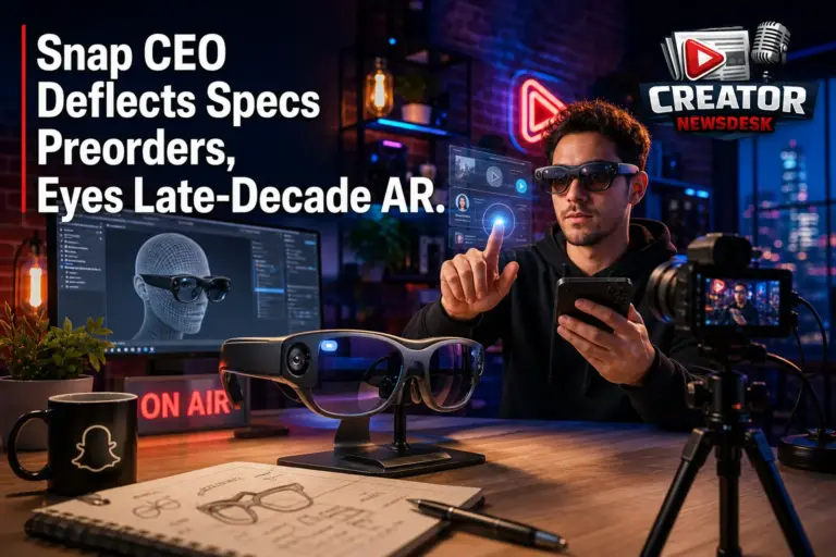 Snap CEO Deflects Specs Preorders, Eyes Late-Decade AR