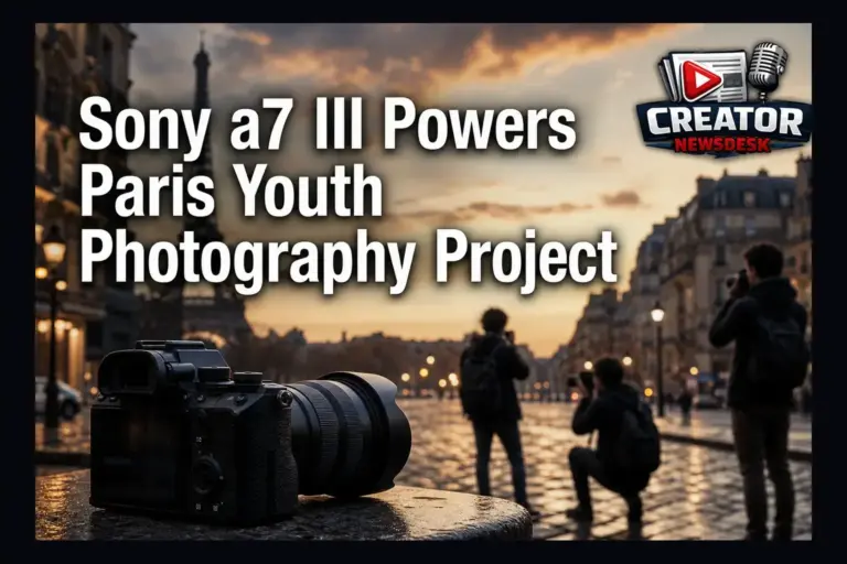 Sony a7 III Powers Paris Youth Photography Project